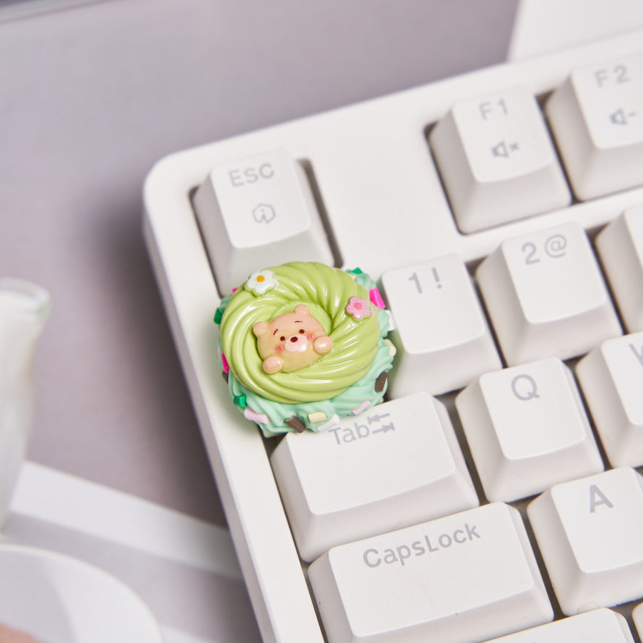 Matcha Bear Keycap