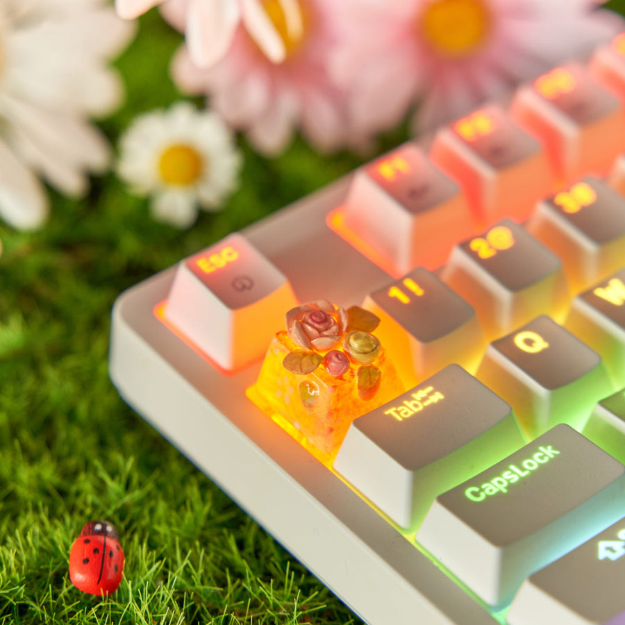 Customizing Your Keyboard with the Rose Keycap